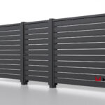 Планкен для забора 120 mm RAL 9005 – покрытие порошковое, толщина 0,45 мм в Перми  | фото 5
