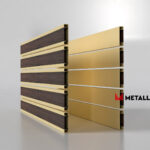Планкен для забора Printec под дерево 120 mm RAL 1014 – покрытие полиэстер, толщина 0,45 мм в Перми  | фото 3
