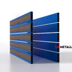 Планкен для забора Printec под дерево 120 mm RAL 5005 – покрытие порошковое, толщина 0,45 мм в Перми  | фото 4
