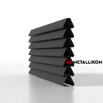 Ламели для забора жалюзи Premium U RAL 7024 – покрытие полиэстер, толщина 0,45 мм в Перми  | фото 2