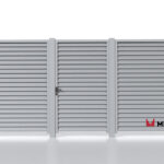 Ламели для забора жалюзи Premium U RAL 7004 – покрытие порошковое, толщина 0,45 мм в Перми  | фото 5